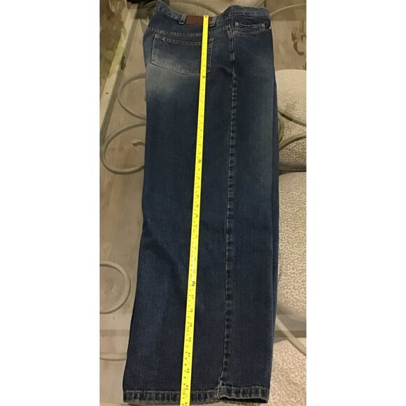 CALVIN KLEIN - MEDIUM WASH STRAIGHT LEG COTTON MEN'S JEANS SIZE 40X30 - Picture 5 of 6